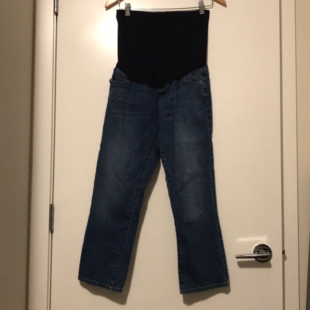 (3/$25) Like-new Liz Lange maternity jean capris